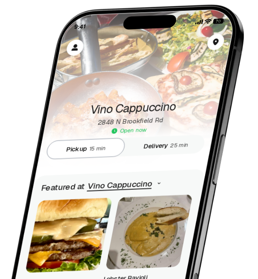 Vino Cappuccino app preview