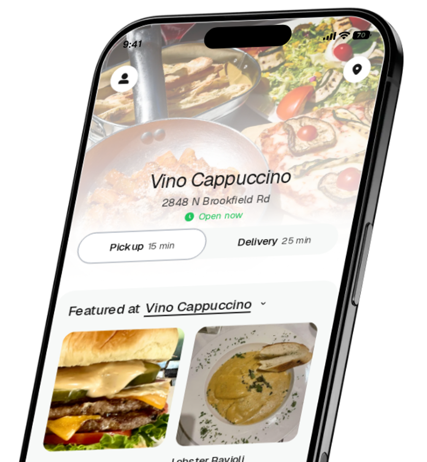 Vino Cappuccino app preview