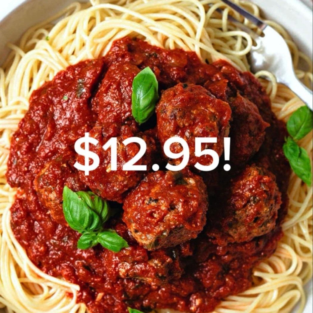 ON LINE ORDER Spaghetti with Meatballs..