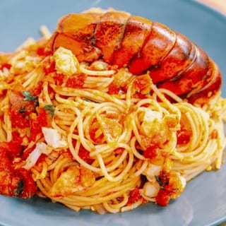 Spaghetti with Lobster Tail