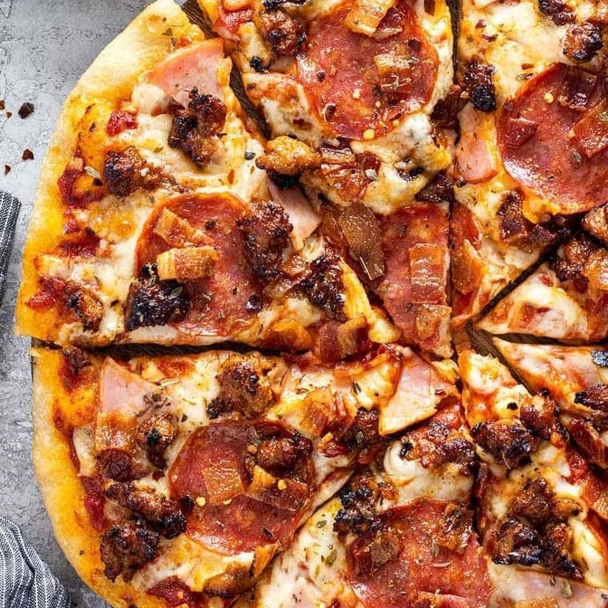 Meat Lovers Pizza.
