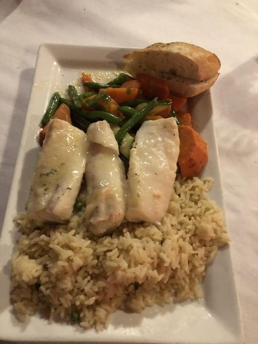Baked Cod.
