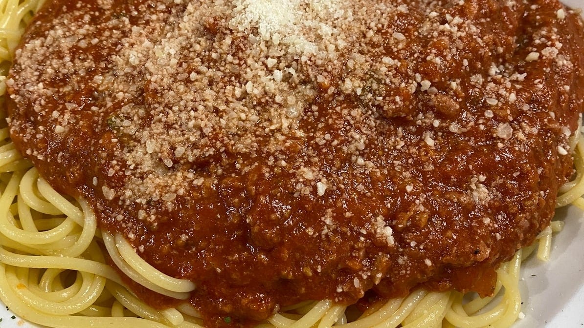 Spaghetti with Meat Sauce.