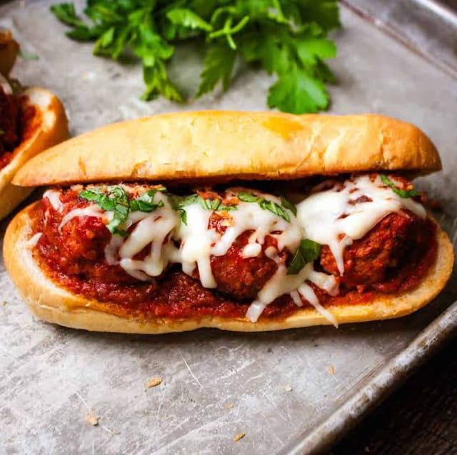 Meatball Sandwich.