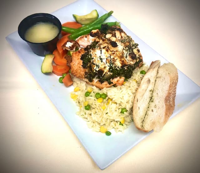 STUFFED SALMON.