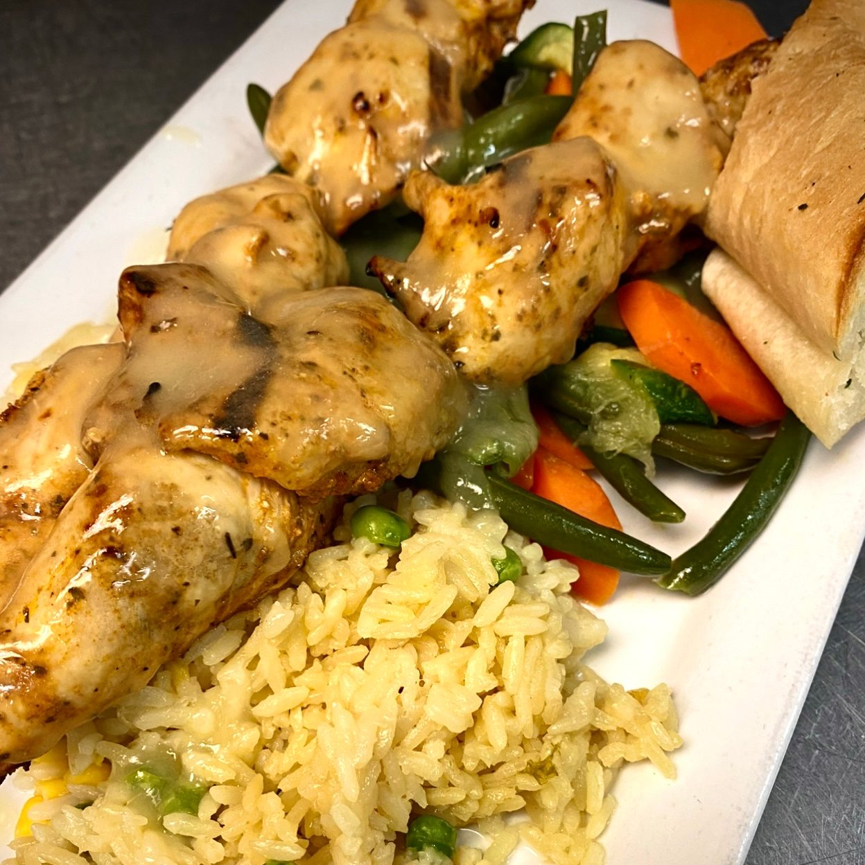 Chicken Skewers.