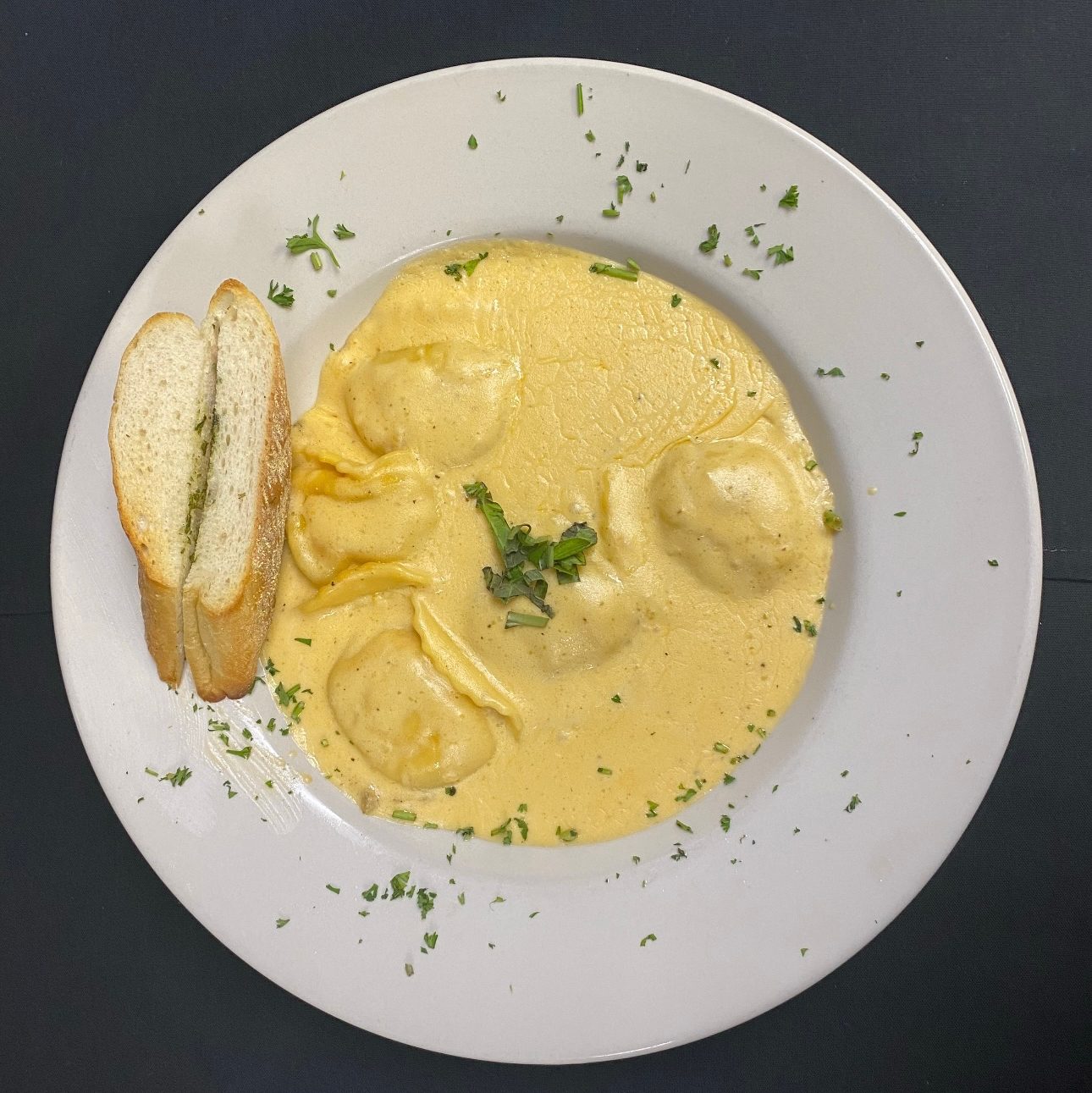 LOBTER RAVIOLI.