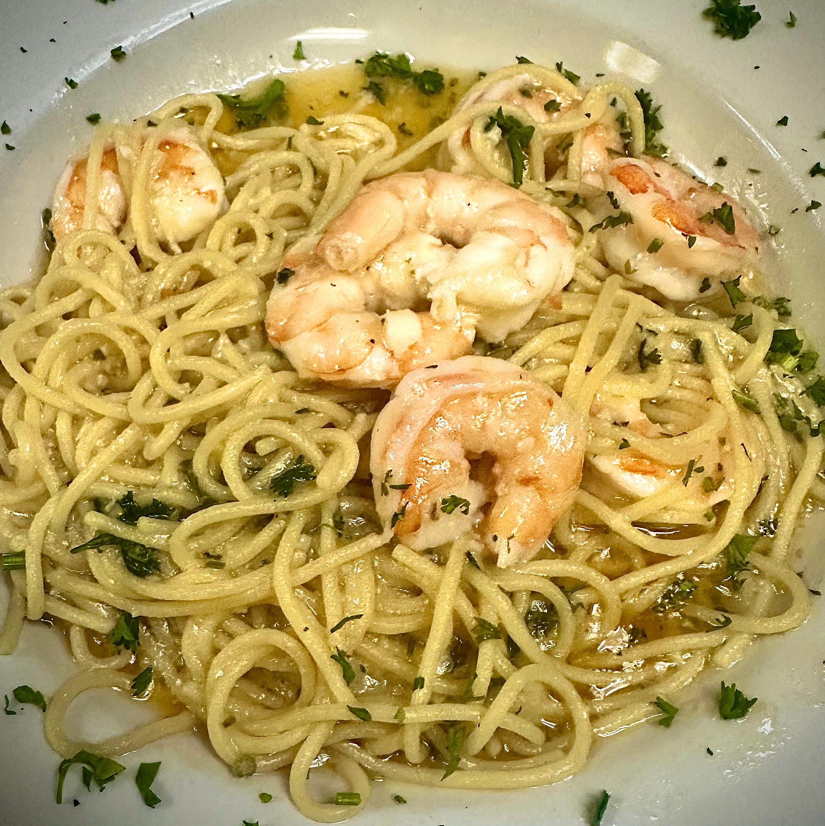 SHRIMP SCAMPI.
